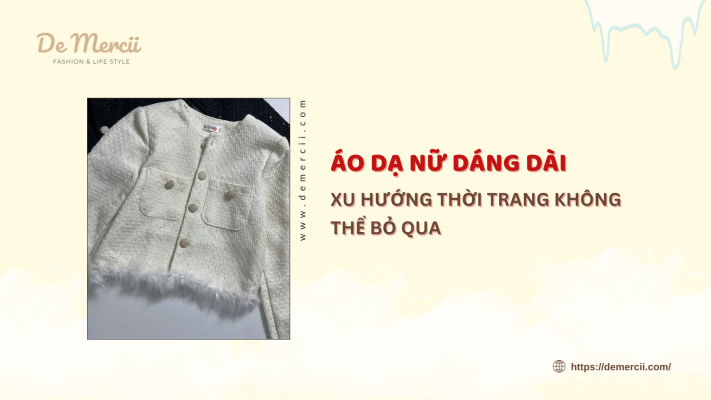 áo dạ nữ dáng dài