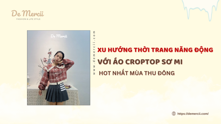 Xu Hướng Thời Trang Năng Động với Áo Croptop Sơ Mi Hot Nhất Mùa Thu Đông