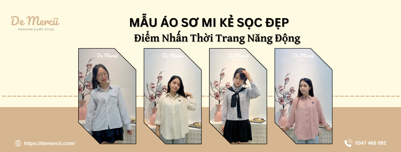 Mẫu Áo Sơ Mi Kẻ Sọc Đẹp